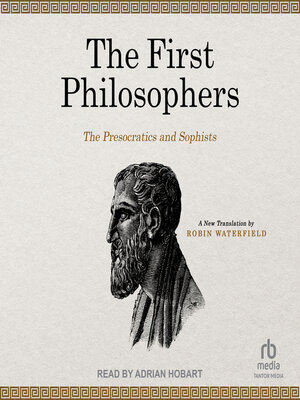 cover image of The First Philosophers